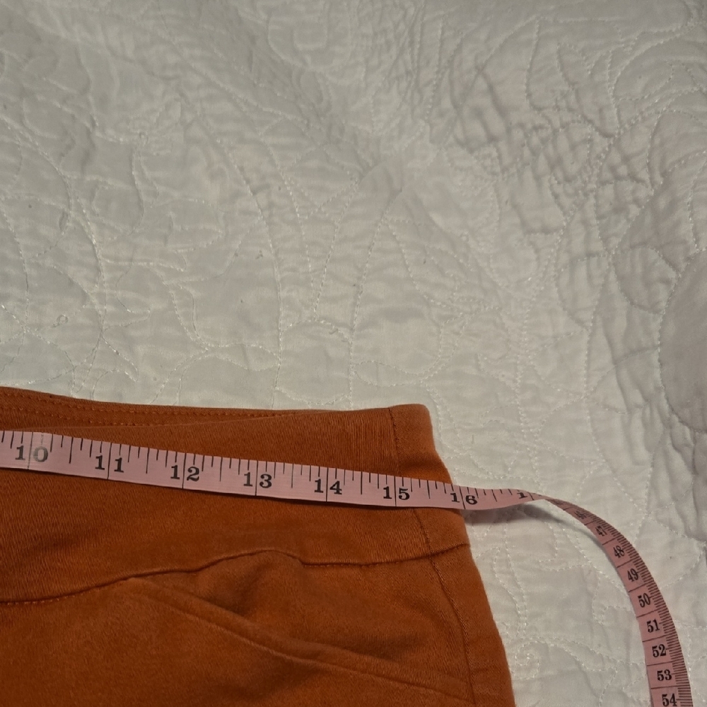 croft & barrow burnt orange capri leggings - Picture 7 of 12